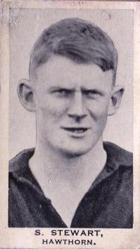 1934 Godfrey Phillips Victorian League and Association Footballers #28 Stuart Stewart Front